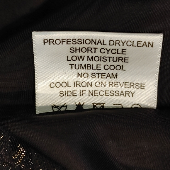 TORY BURCH JACQUARD SKIRT, BLACK 2 - Picture 7 of 8